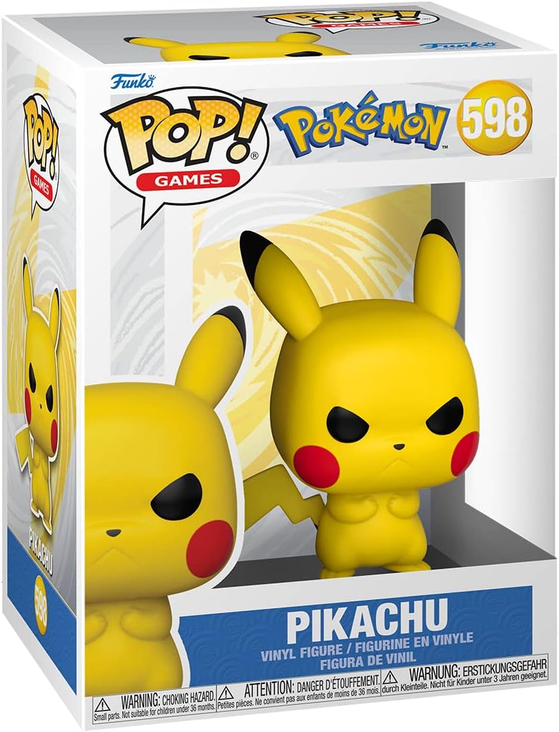 Funko Pop! Games: Pokemon - Grumpy Pikachu - Vinyl Collectible Figure - Gift Idea - Official Merchandise - Toys For Children and Adults - Video Games Fans - Model Figure For Collectors and Display