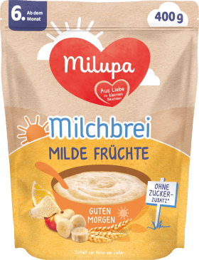 Milupa Milk porridge Mild fruits Good morning from the 6th month, 400 g