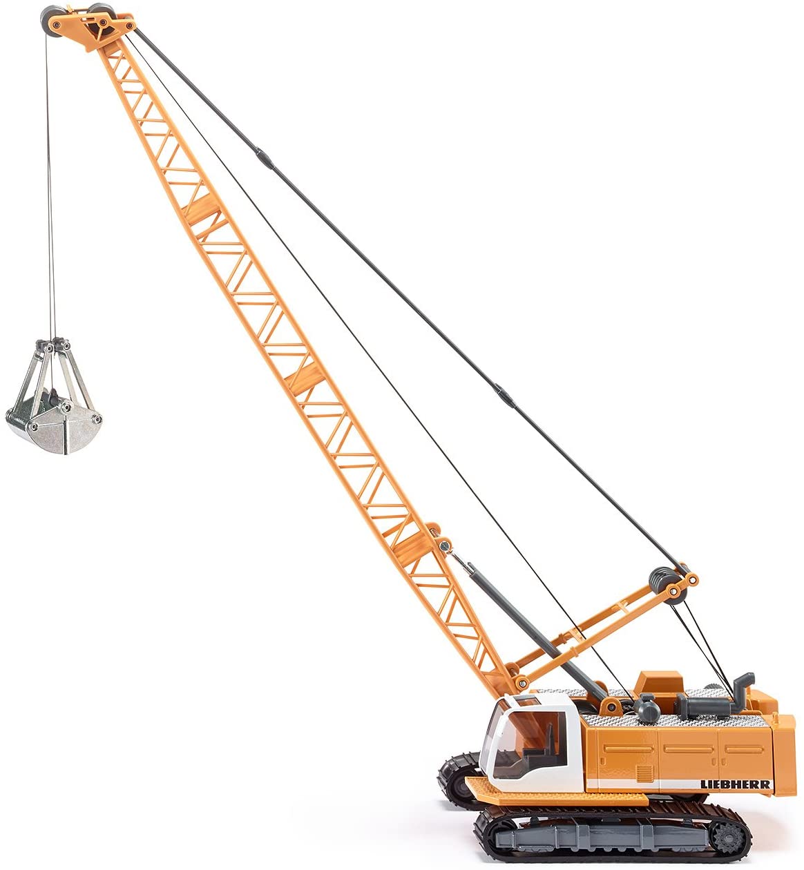 Siku 3536, Liebherr Seilbagger, 1:50, Metall/Kunststoff, Gelb, Öffenbare Sc