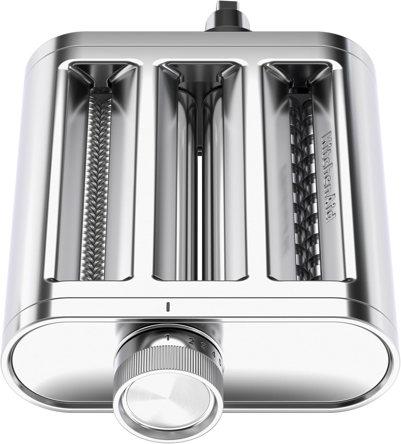 KitchenAid Store KitchenAid 5KSM3MPA Metal 3-Piece Pasta Roller and Cutter Set, Includes Pasta Roller, Spaghetti Cutter and Fettuccine Cutter, Stainless Steel Attachment for KitchenAid Blender