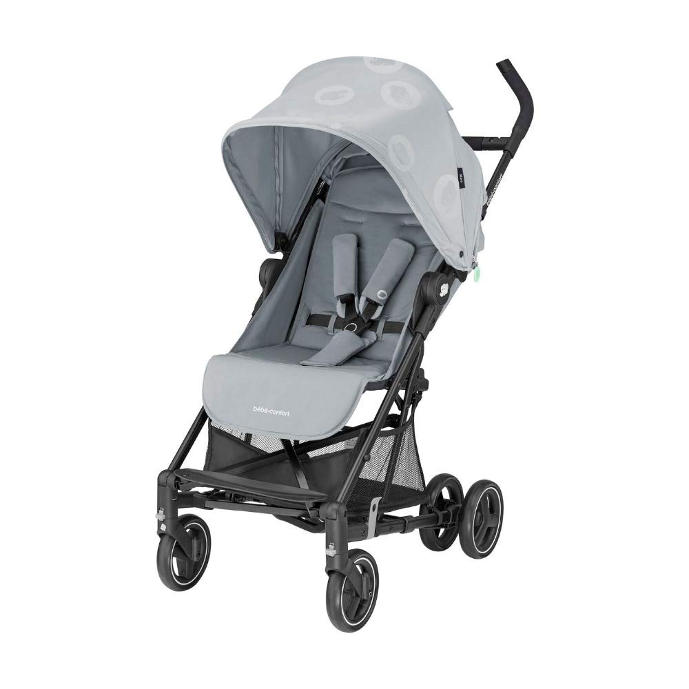 Bébé Confort Mara Lightweight and Compact Tilt Pushchair - One Hand Folding - Approved up to 22 kg - Brave Grey