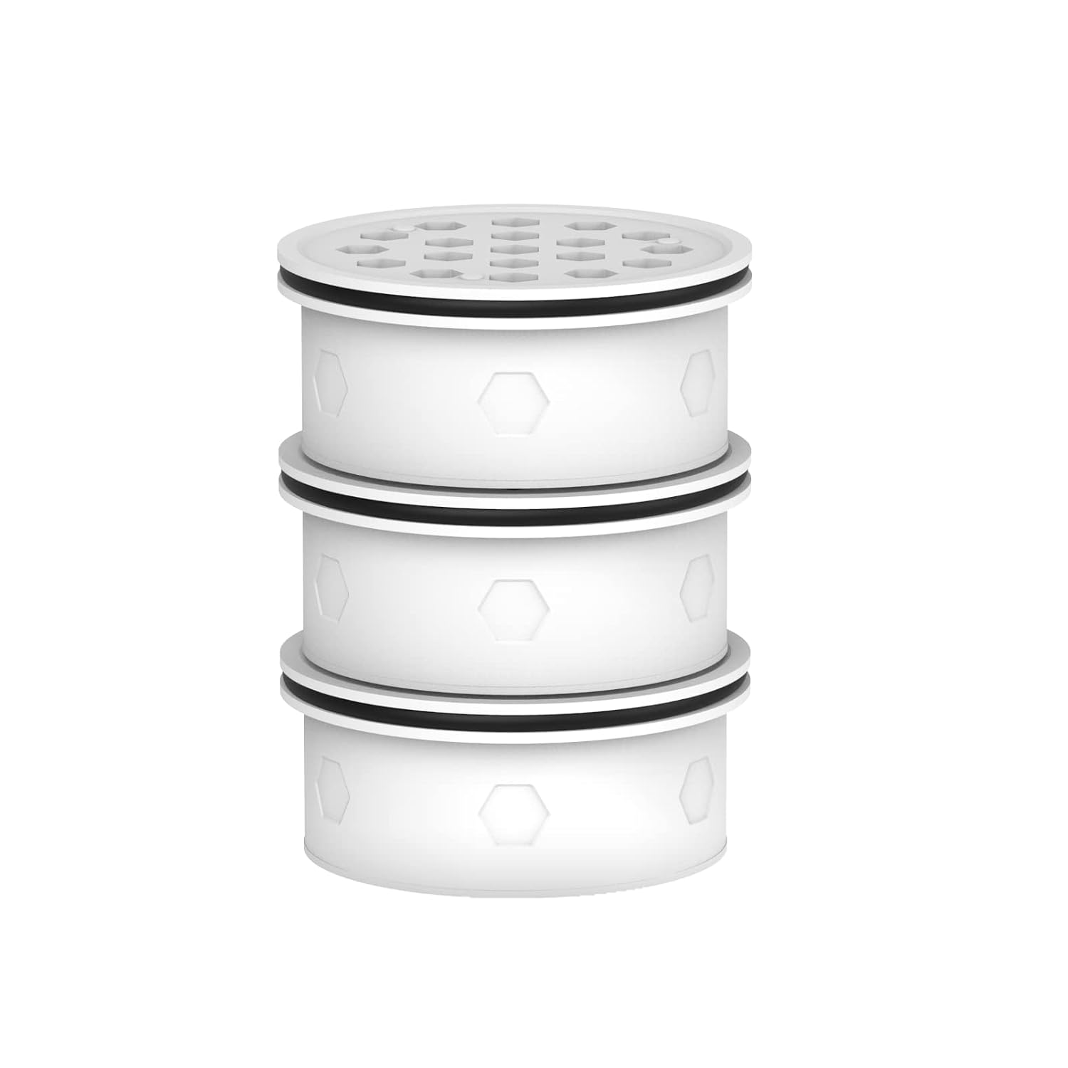 GLACIER FRESH GF-71 Water Filter Cartridge, Compatible with GLACIER FRESH Glass Water Filter Jug - Reduces Chlorine, Limescale and Improves Water Taste, Pack of 3
