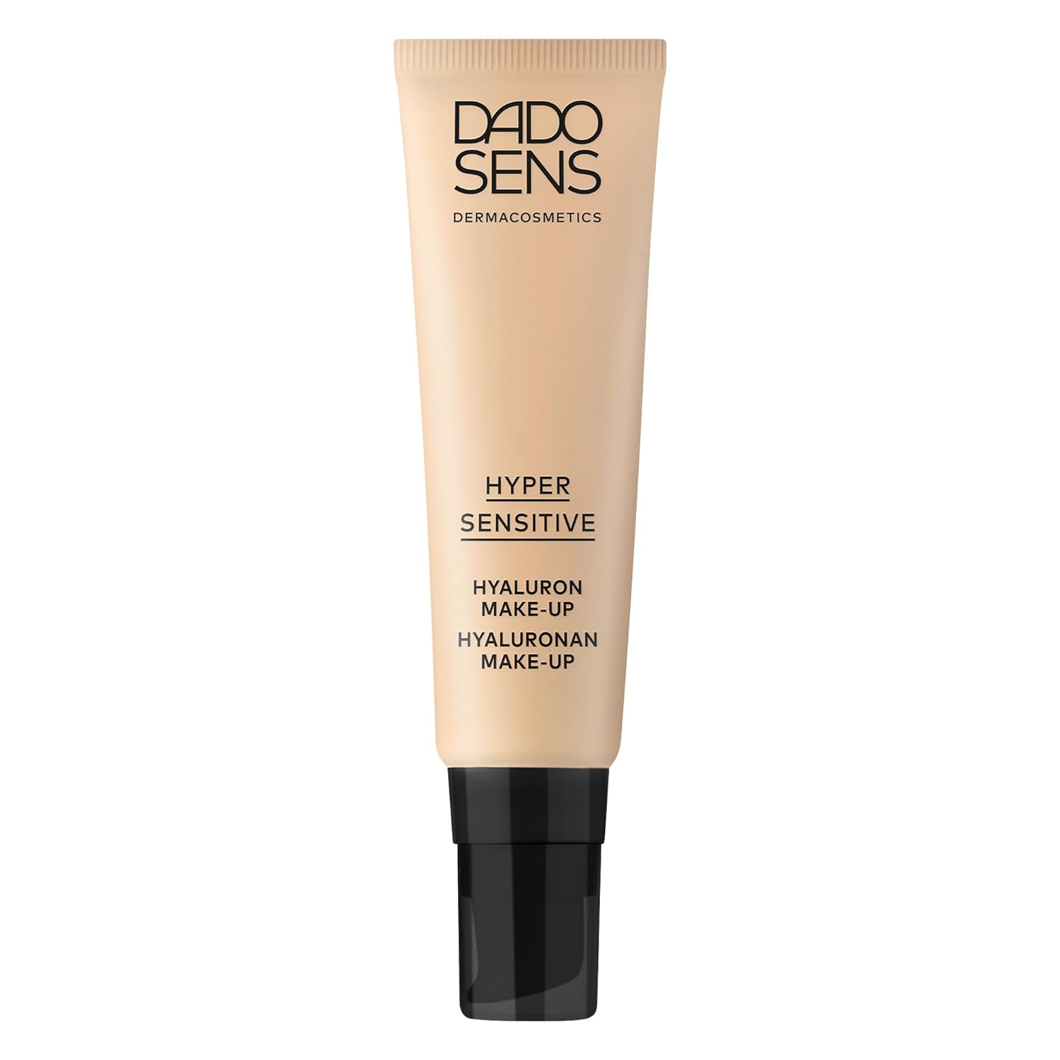 Dado Sens Hypersensitive Hyaluronic Make -up Almond 30 ML - For Sensitive Skin, For A Natural and Even Complexion, Medium Coverage, Strengthens The Skin Barrier and Soothes, Vegan