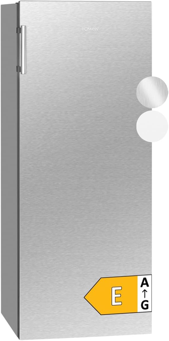 Bomann VS 7316 Full Room Fridge, Stainless steel