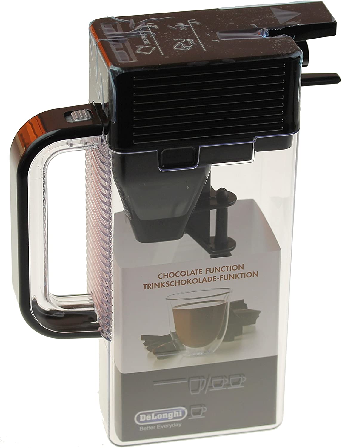 DeLonghi 7313223741 Milk Container / Milk Frother / Cocoa Container for Fully Automatic Coffee Machines