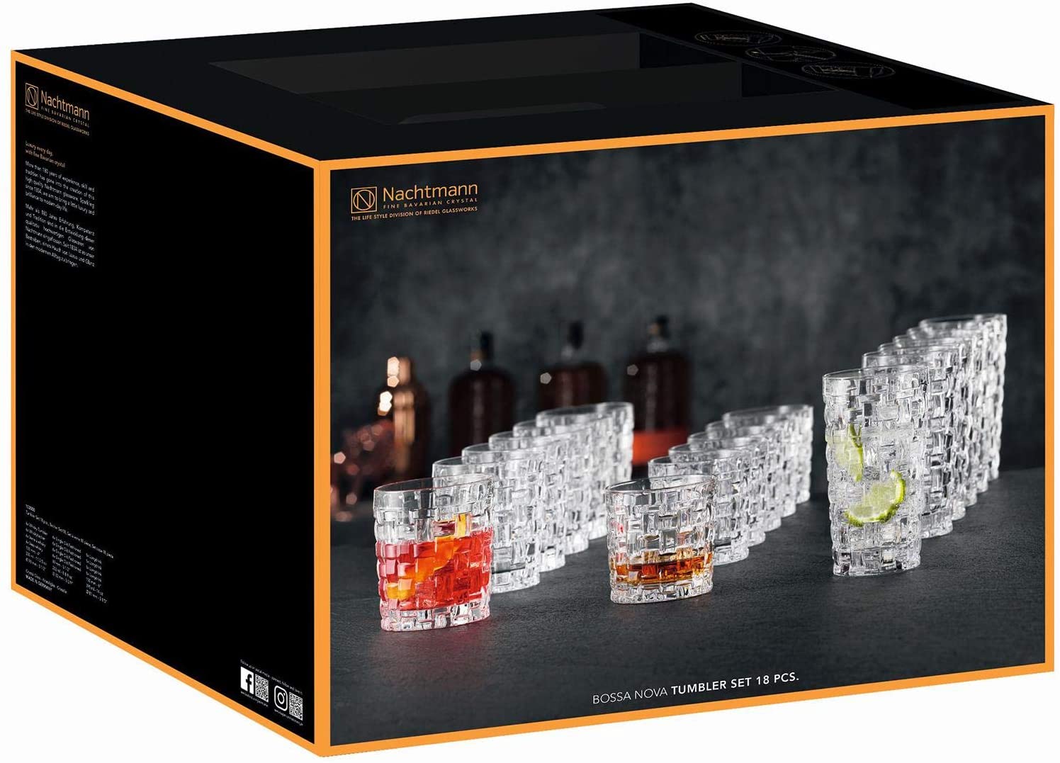 Spiegelau & Nachtmann - Glass, cup - Bossa Nova - crystal glass - 18 piece 