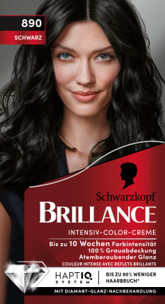 Schwarzkopf Brillance Hair color Black 890, 1 pc