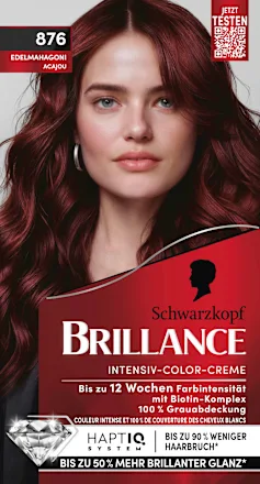 Schwarzkopf Brillance Hair color 876 Fine Mahogany, 1 pc.