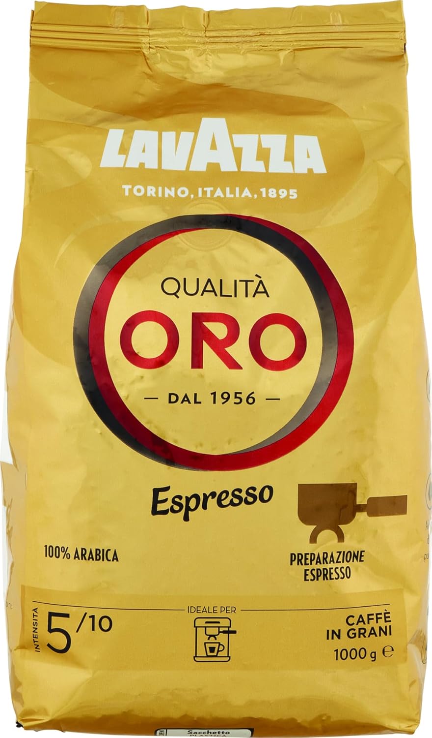 Lavazza Coffee Espresso - Qualita Oro, 1000g Beans