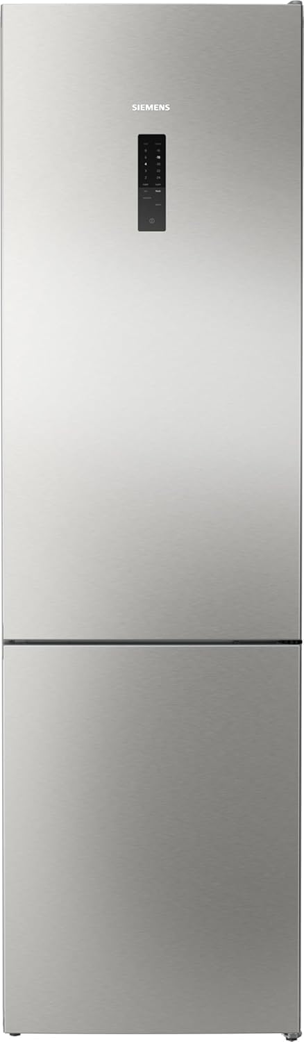 Siemens KG39NXIBF iQ300 Fridge-Freezer, 203 x 60 cm, 260 L Refrigerator + 103 L Freezer, noFrost (never defrost again), AntiFingerprint (fingerprint protection), Metallic, Stainless Steel