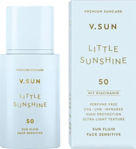 V.SUN Sun fluid face sensitive "little Sunshine" SPF 50, 30 ml