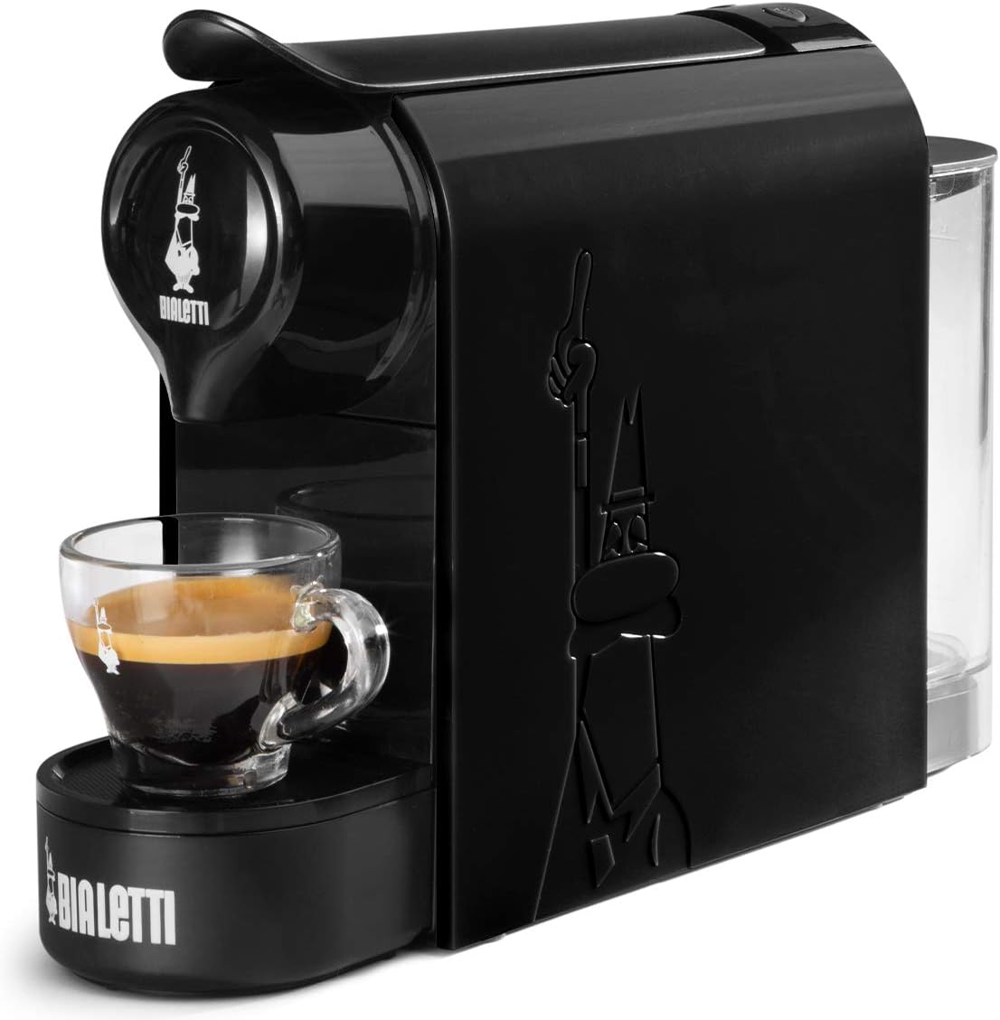 Bialetti Gioia Machine and Coffee Espresso per Capsule in Alluminio Bialetti, 1200, Black