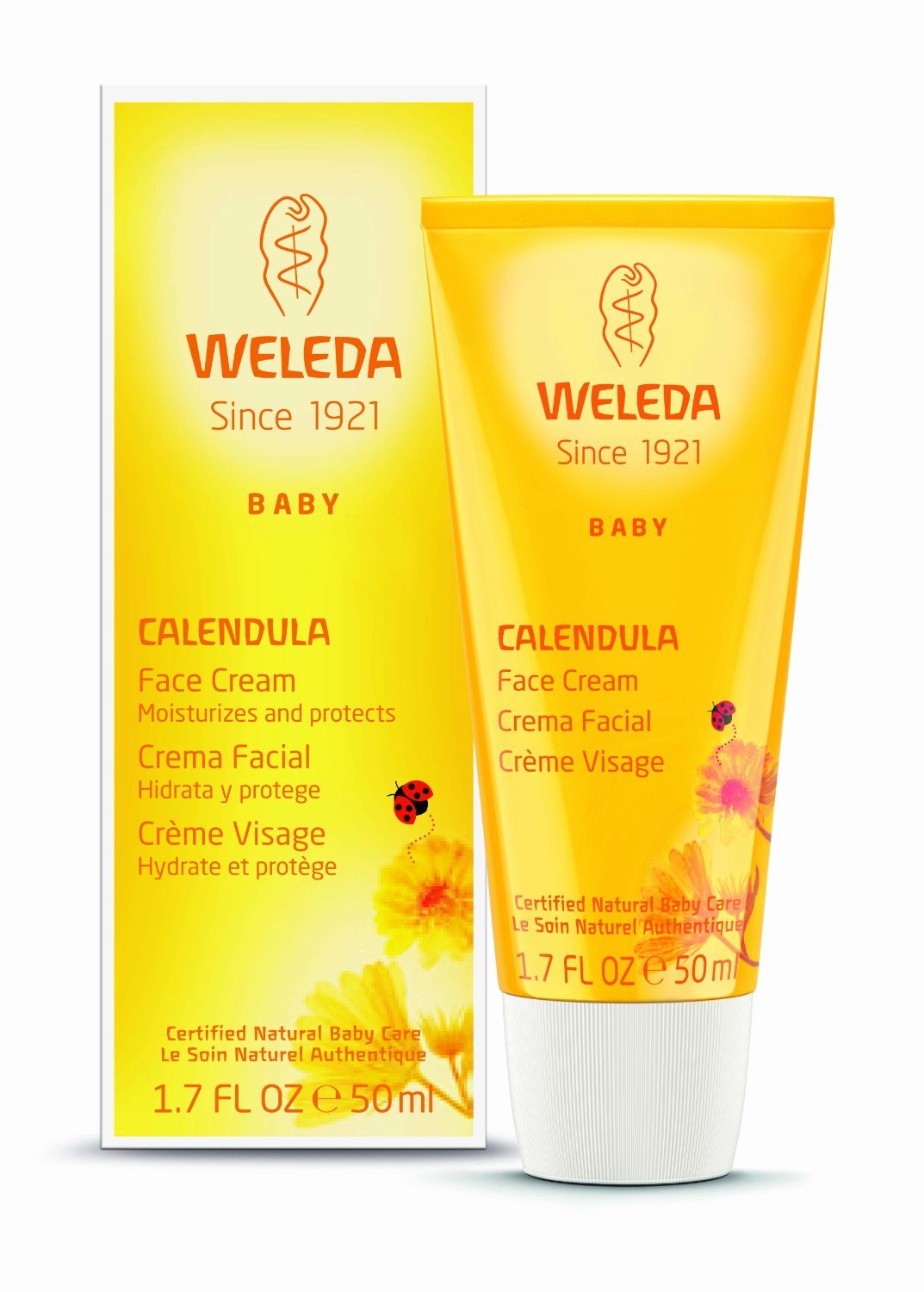 Weleda Calendula Face Cream Pack of 3 x 50 ml