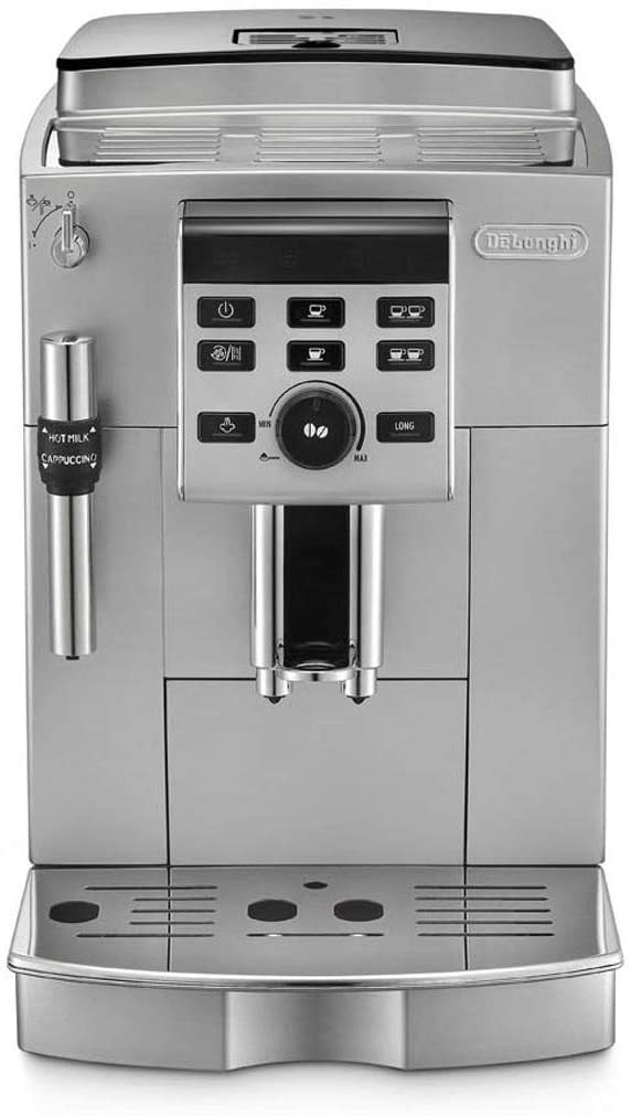 DeLonghi De\'Longhi ECAM 23.120 SB Freestanding Semi Automatic Espresso Machine 1.8 L 2 Cups Black Silver