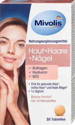 Mivolis Skin hair nails, 30 st, 22 g