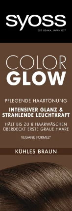 Syoss Hair dye Color Glow Cool Brown, 100 ml