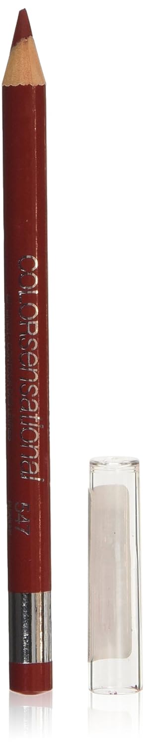 MAYBELLINE New York Make-Up Lip Liner Color Sensational Lips Contour Pencil with Nourishing Effect, Bright Red, 1 x 2.5 g