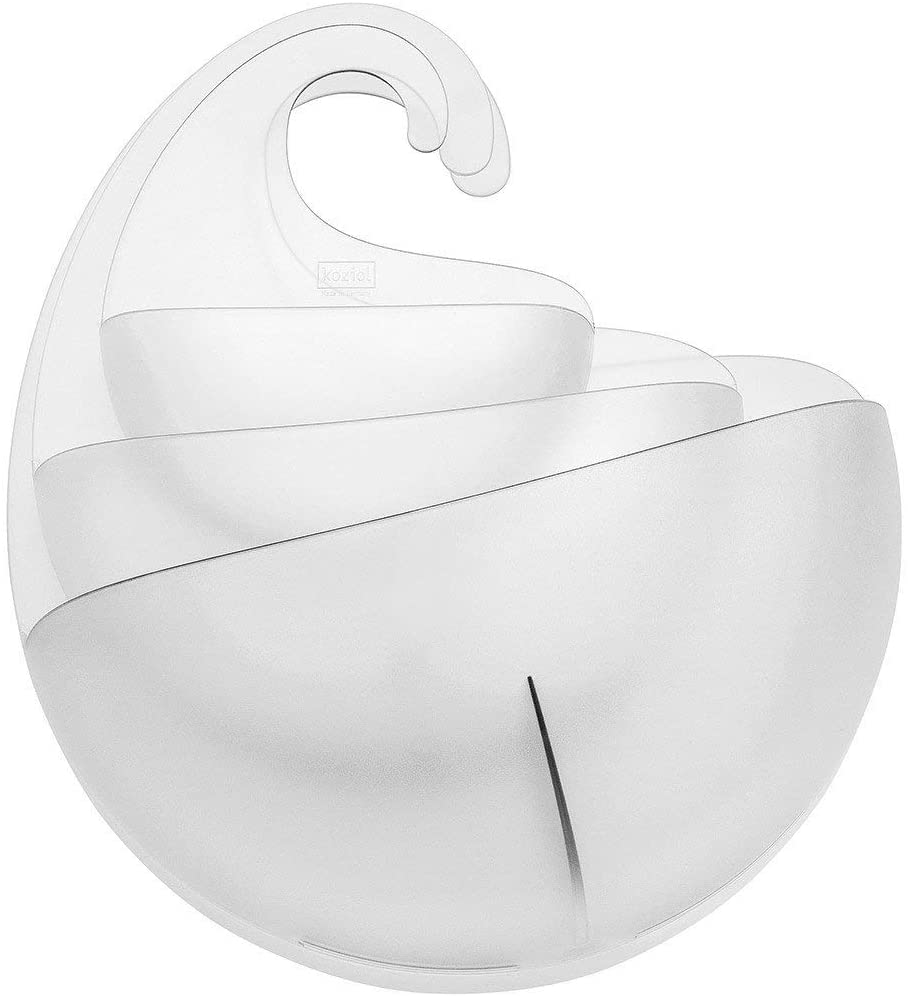 Koziol Utensilo Surf Set of 3 – Storage for the Bathroom – Material Plastic – Colour Transparent