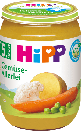 HiPP Vegetables-all kinds, from the 5th month, 190 g