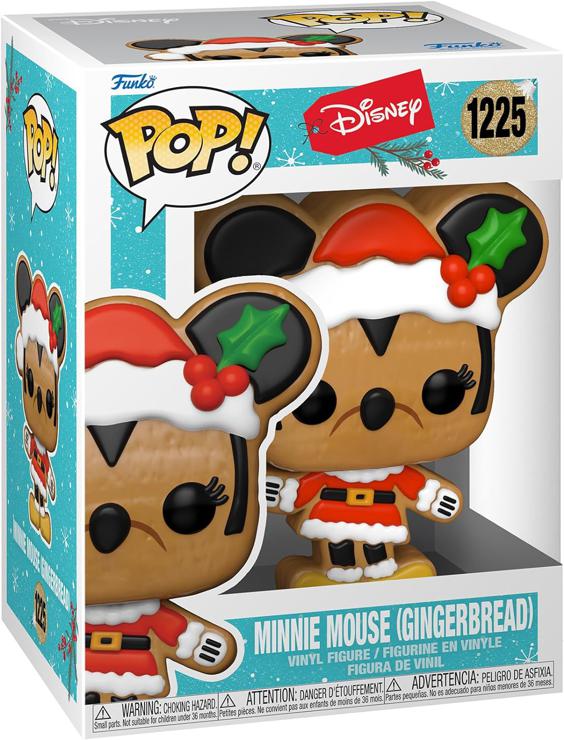 Funko Pop! Disney: Holiday - Minnie Mouse - Gingerbread - Vinyl Collectible Figure - Gift Idea - Official Merchandise - Toys For Children and Adults - Model Figure For Collectors and Display