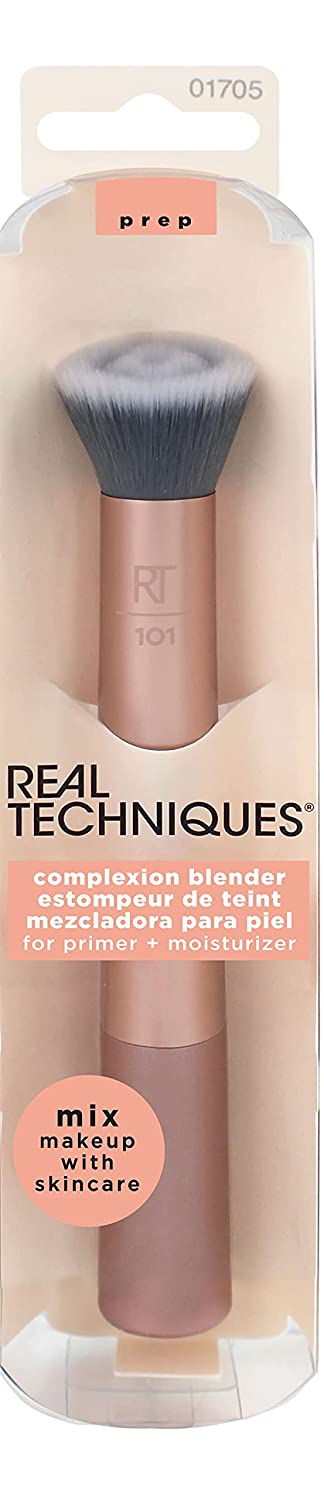 Real Techniques Teint Blender Makeup Brush for Foundation or Tinted Moisturiser (Packaging and Handle Colour may vary), ‎black