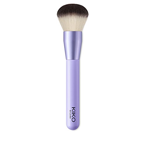 Kiko Milano Smart Powder Brush 102 Round Face Powder Brush Synthetic Bristles, ‎102