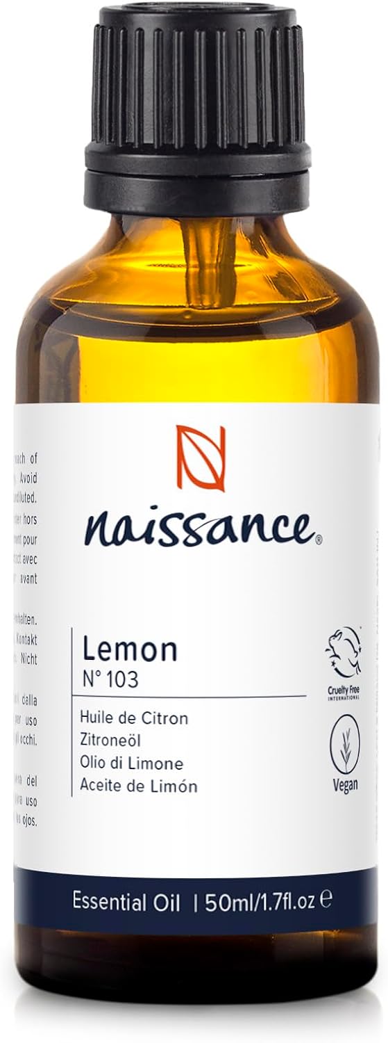 Naissance Lemon Oil (No. 103) 50 ml, 100% Natural Pure Essential Oil
