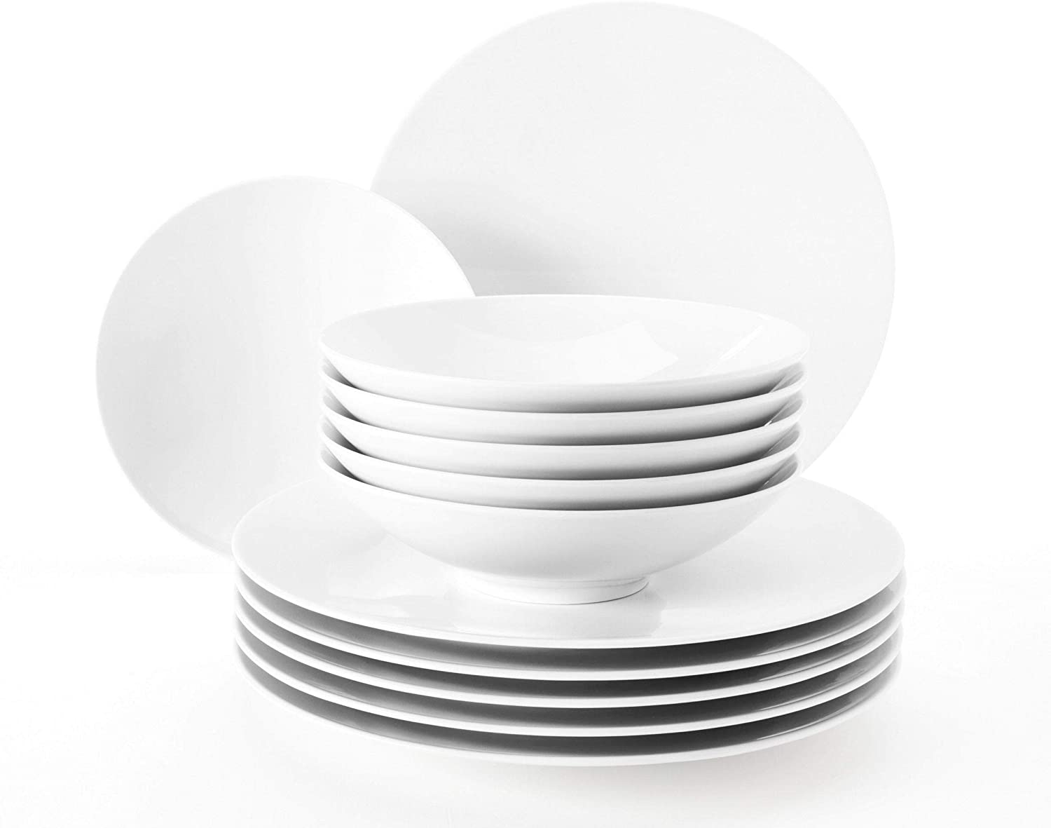 Seltmann Weiden Life Uni White Dinner Set 12 Pieces