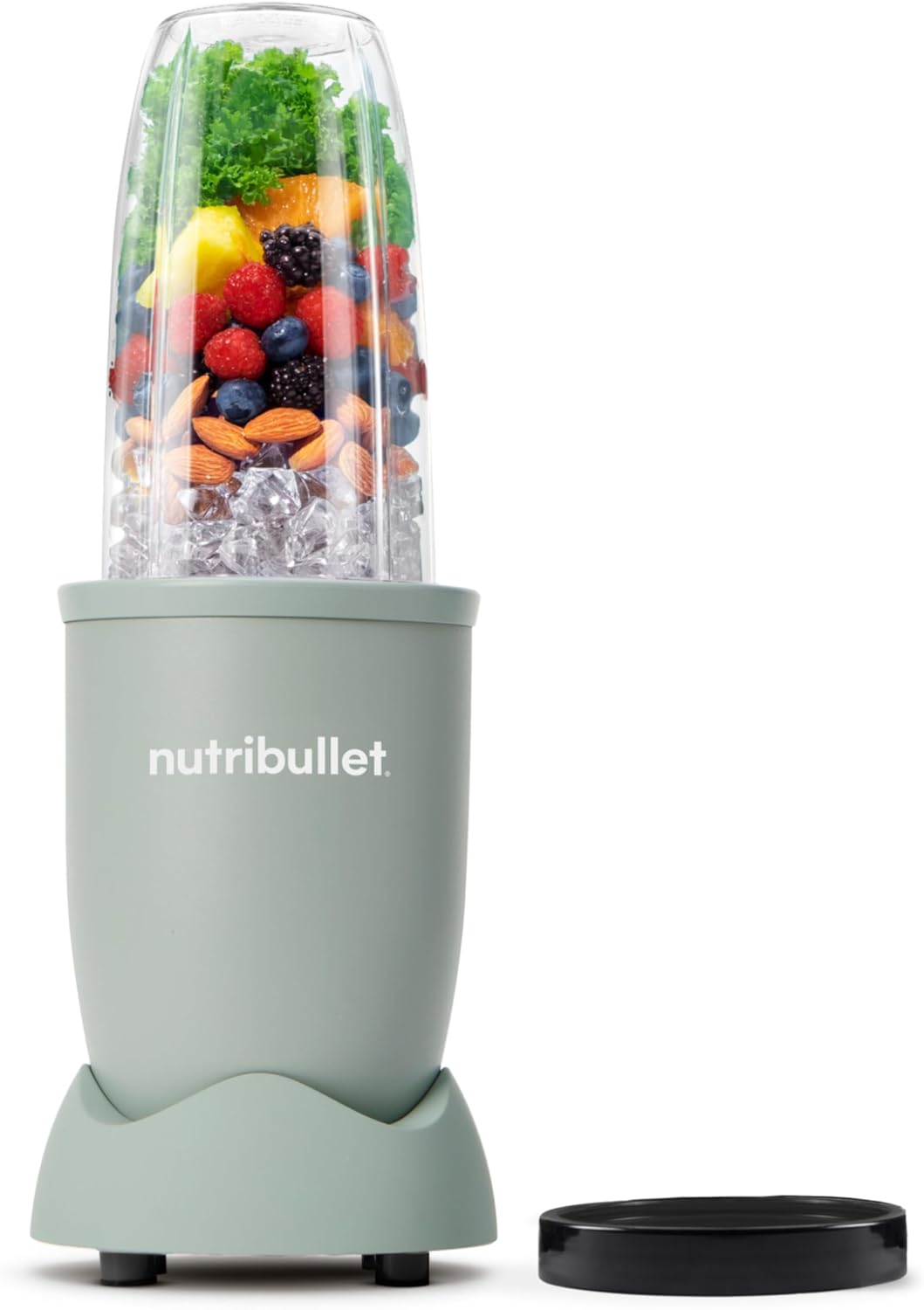 Nutribullet Pro 900 Smoothie Maker, Multifunctional, Fruit & Vegetable Blender, Compact Design, Easy Operation, Quick Cleaning, Optimal Nutrient Extraction, 900 W, Mineral Olive Green (NB904MAJD)