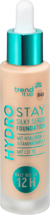 trend !t up Foundation Hydro Stay Silky Serum Beige Cream 040, 30 ml