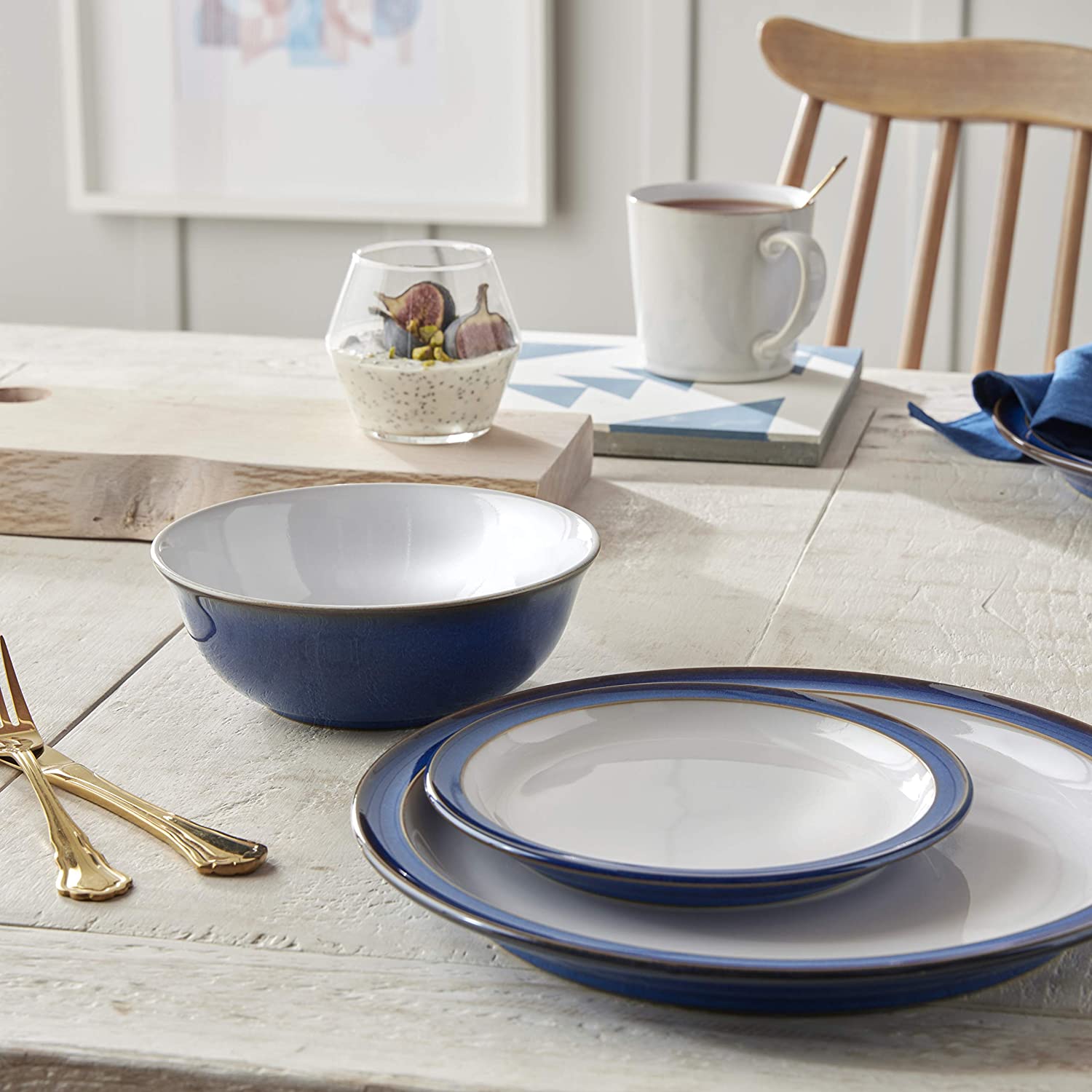 Denby Imperial Blue Tea Plate 17.5 cm