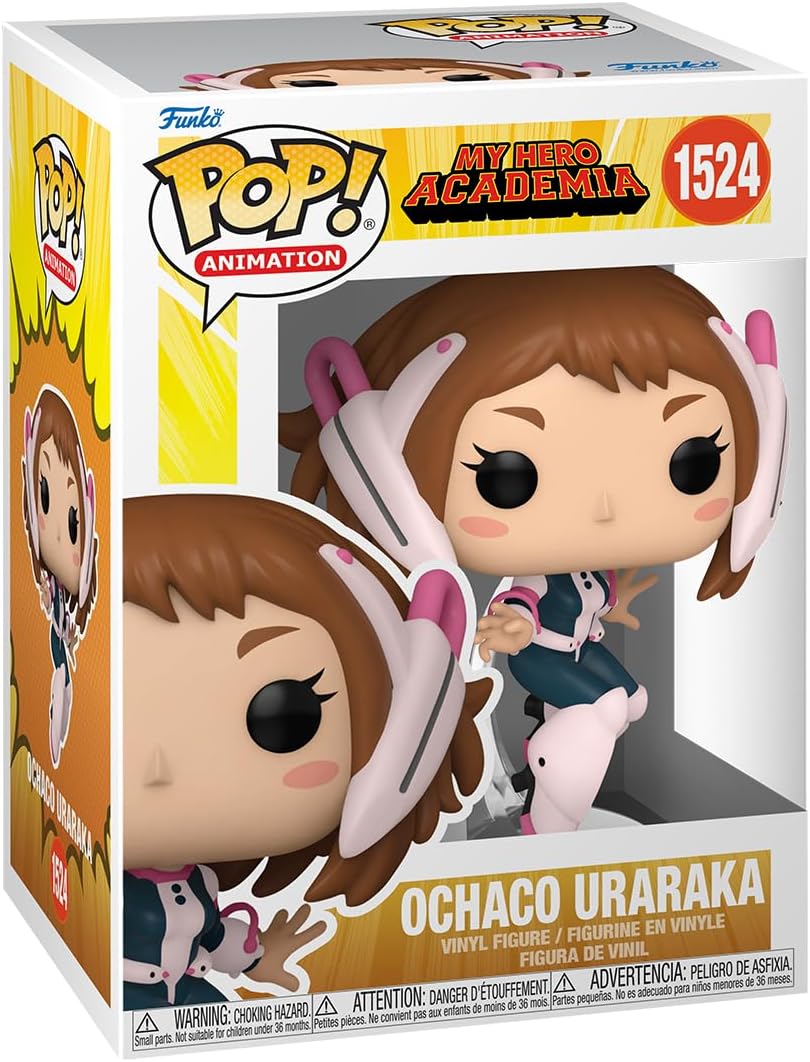 Funko POP! Animation: My Hero Academia (MHA) 2 - Ochaco Uraraka - 1/6 Quote For Rare Chase Variant - Metallic - Vinyl Collectible Figure - Gift Idea - Official Merchandise - Anime Fans