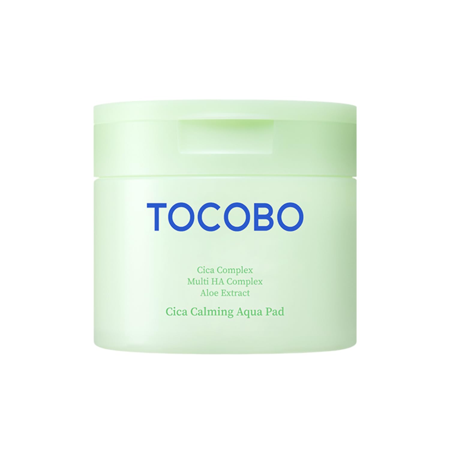 TOCOBO Cica Calming Aqua Pad 60 Pieces (160 ml) - Tocobo, Cica Water Soothing Pad with Multi-HA Complex and Aloe Extract, Refreshing and Moisturising Effect