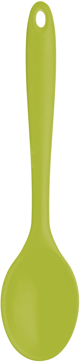Kitchen Craft Colourworks Silicone Cooking Spoon, 27 Cm-Green