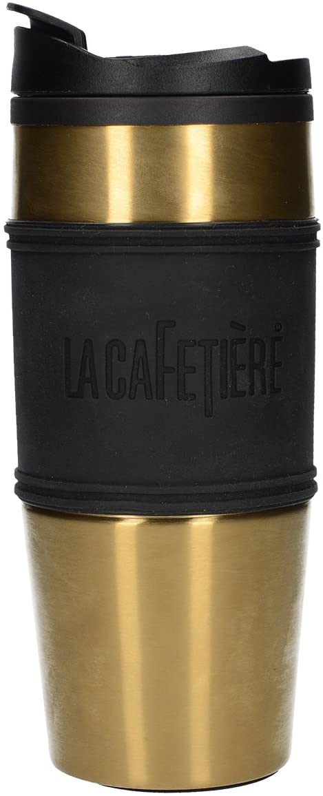 CREATIVE TOPS La Cafetiere Stainless Steel Travel Mug Vacuum Flask 450 ml