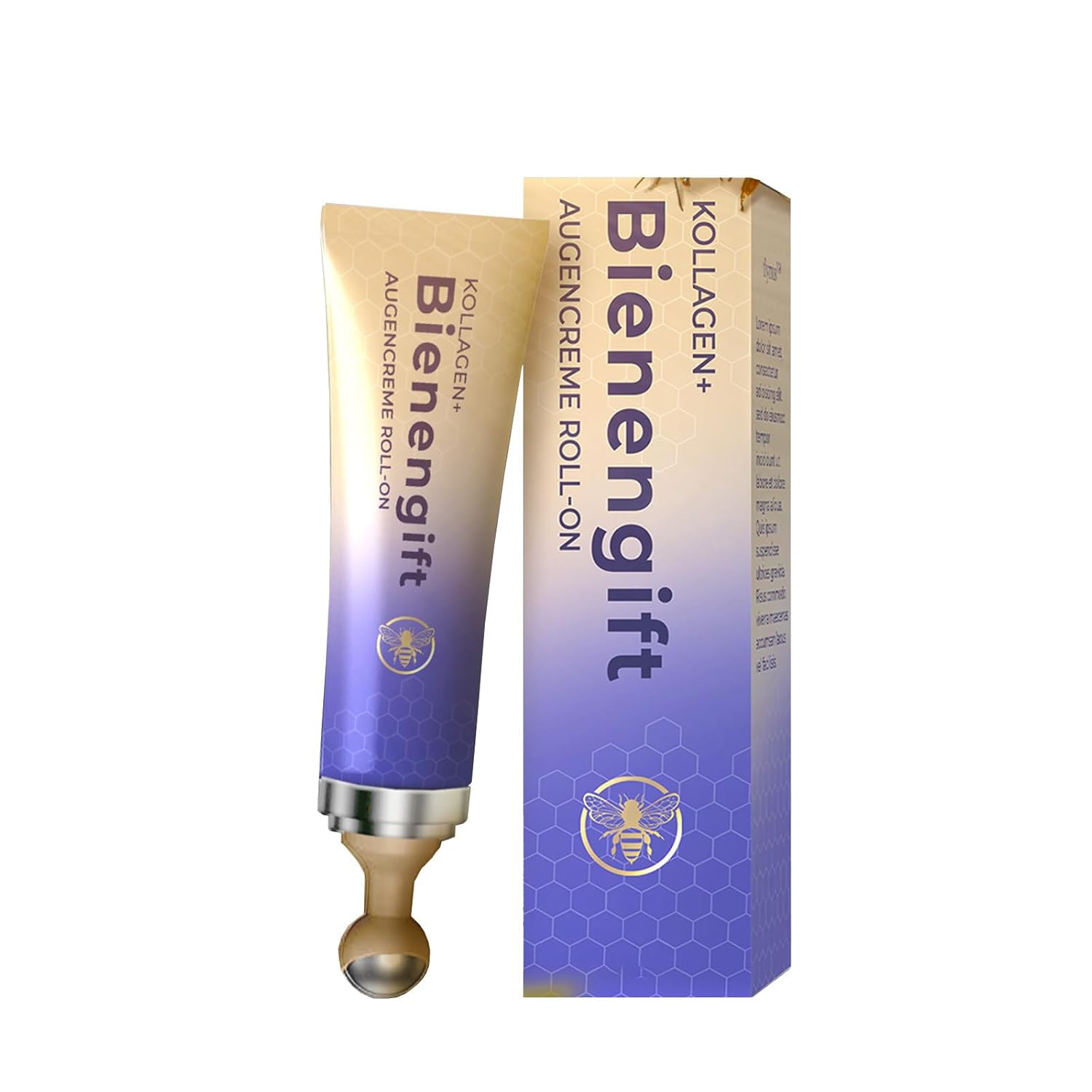 Woranb Collagen + Bee Venom Eye Cream Roll, Bee Venom Collagen Eye Cream, Bee Venom Collagen Wake Up Eye Cream, Anti-Ageing Bee Venom Collagen Eye Cream for All Skin Types (1)