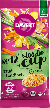 Davert Snack, Noodle Cup, Thai, 60 g