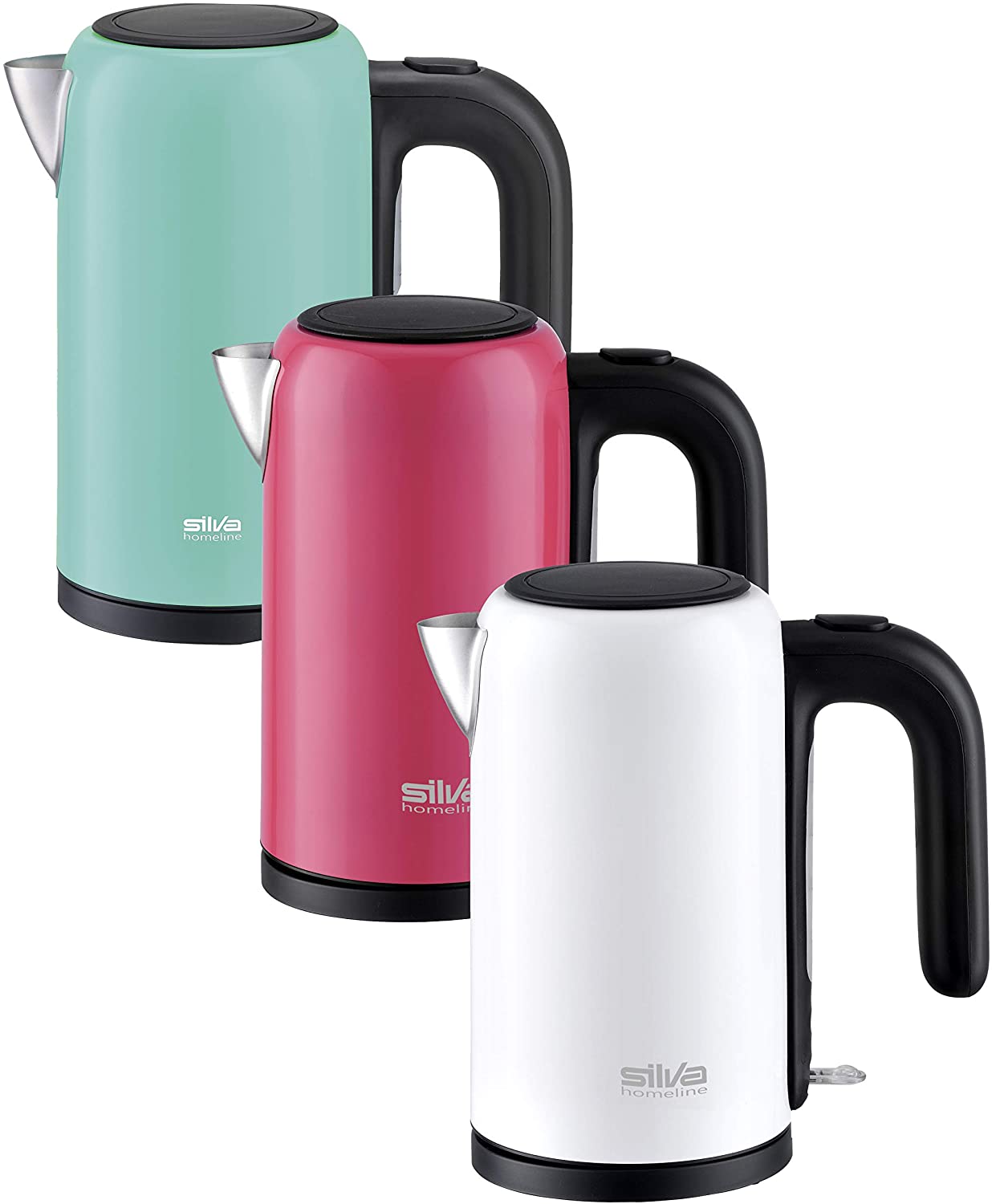 Silva-Homeline KL 1008 Stainless Steel Kettle 1450, 1 Litre, Tiffany Blue