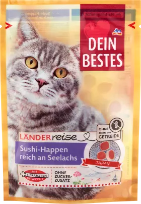 Dein Bestes Cat treat sushi bites rich in pollock, 50 g