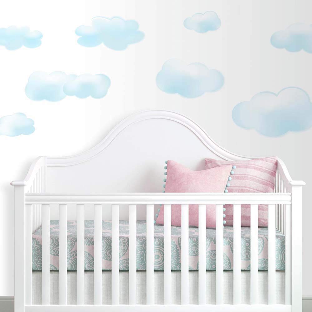 Roommates Repositionable Childrens Wall Stickers - Clouds