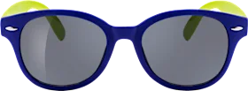 SUNDANCE Sunglasses kids blue with green temples, 1 piece