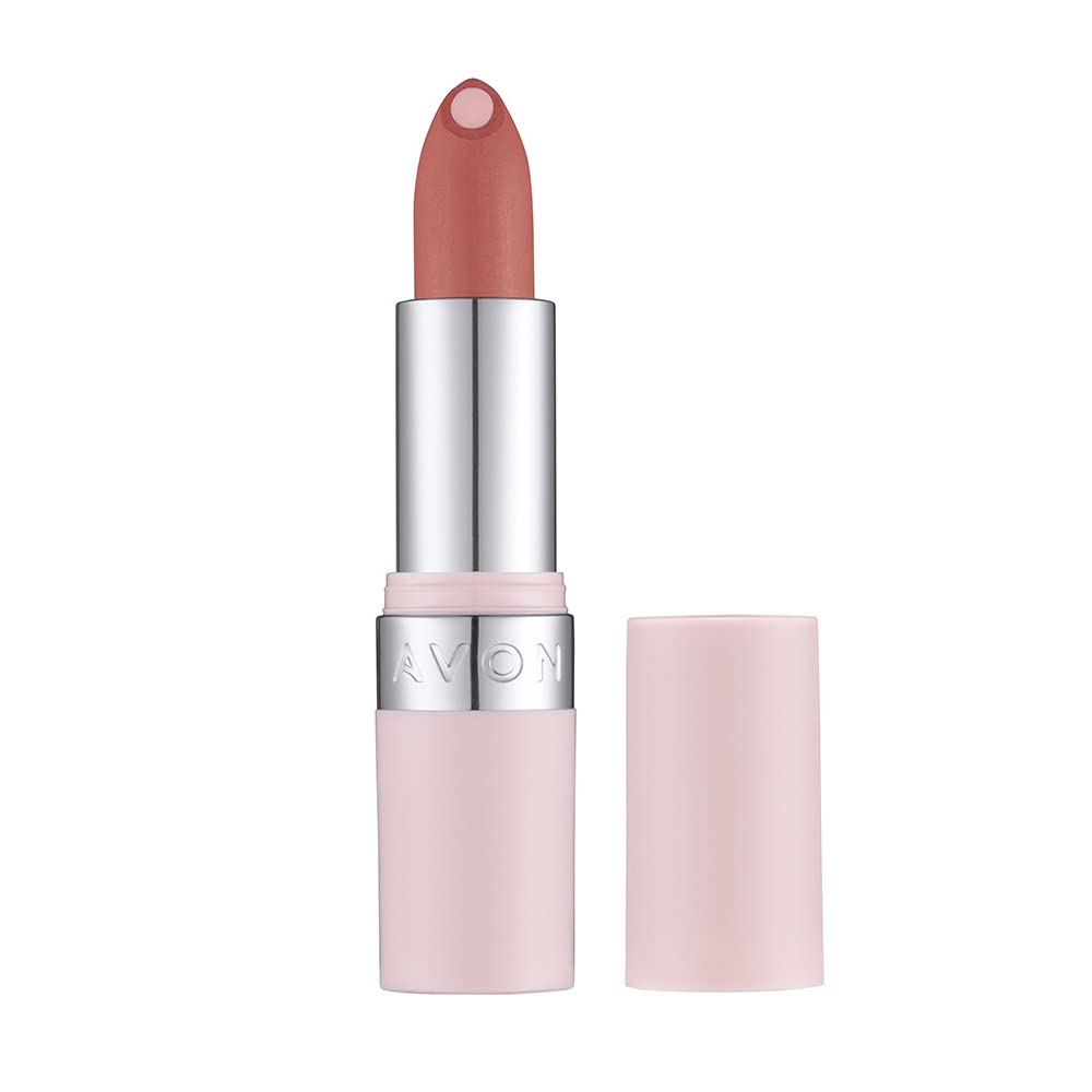 Avon Hydramatic Matte Lipstick Blush with Hyaluronic Core for Moisturising and Plumping Lips, Available in 15 Shades, 3.6 g