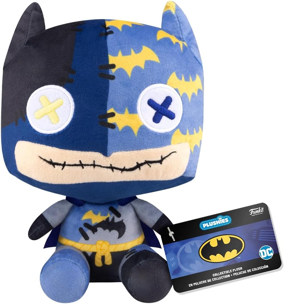 Funko Pop! Plush: Patchwork - Batman - () - DC Comics - Plush Toy - Birthday Gift Idea - Official Merchandise - Stuffed Plush Toys for Children and Adults and Girlfriends