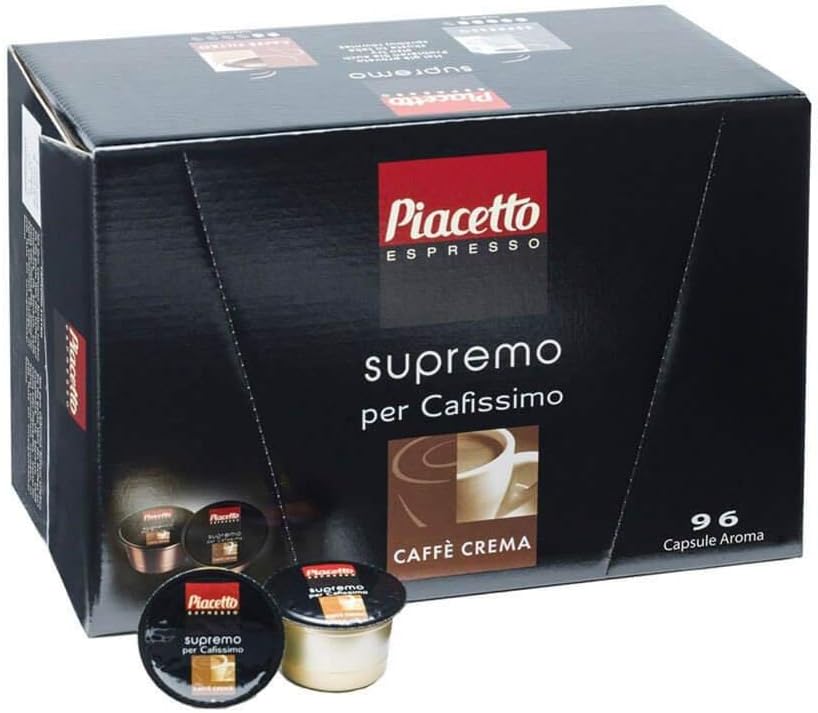 Piacetto 479082 Coffee Capsules Caffè Crema Cafissimo