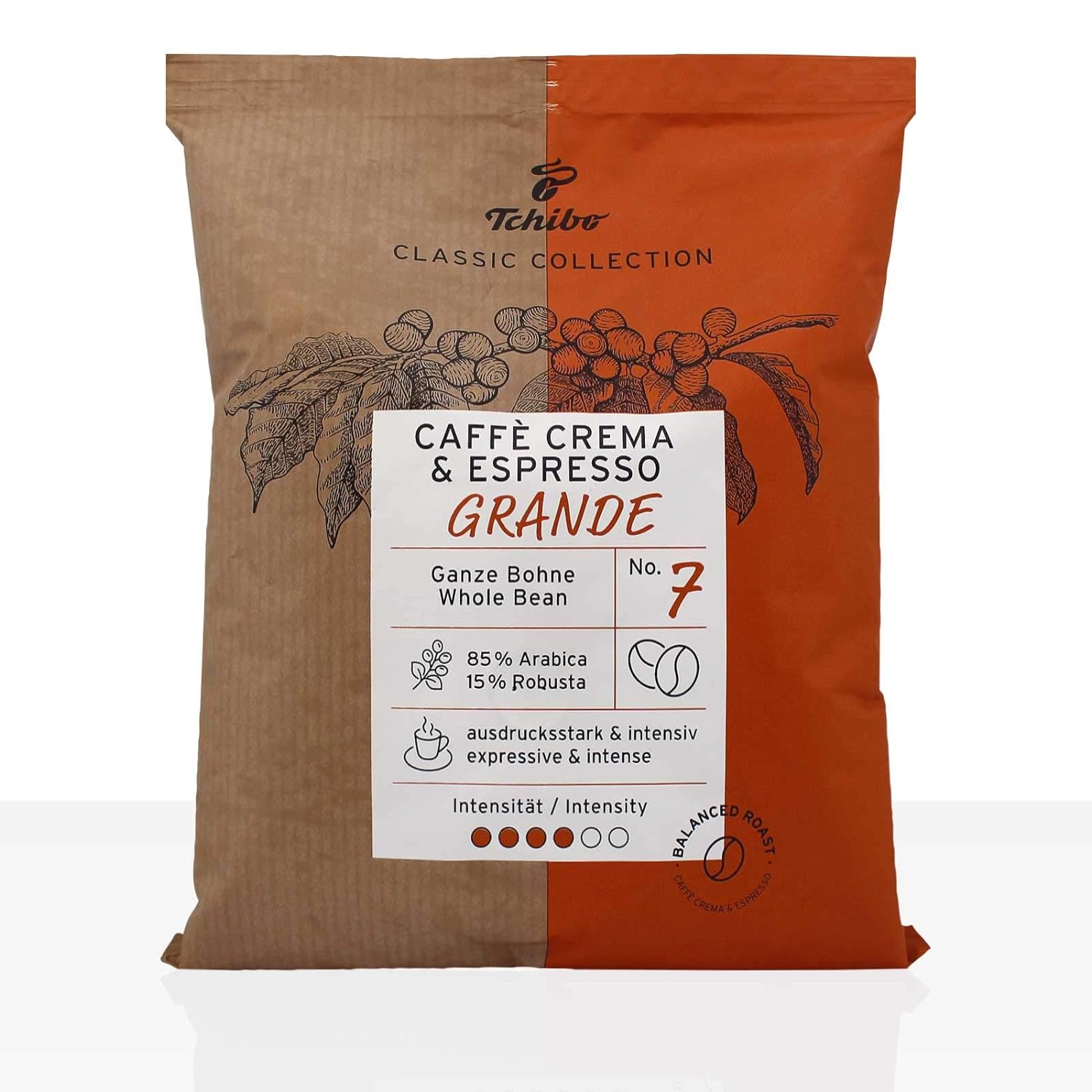 Tchibo Grande Caffe Crema espresso - 10 x 500g coffee whole bean