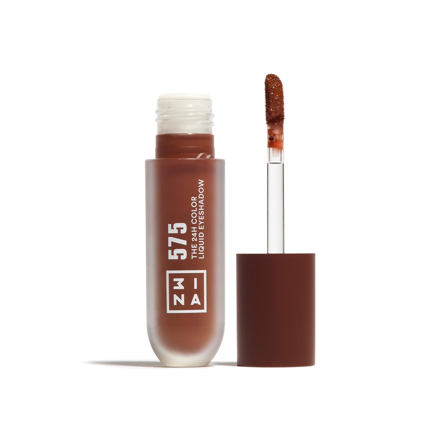 3INA MAKEUP - The 24H Color Liquid Eyeshadow 575 - Classic Brown Liquid Eyeshadow - 24H Long Lasting - Waterproof Formula - Light and Creamy Texture - Vegan - Cruelty Free