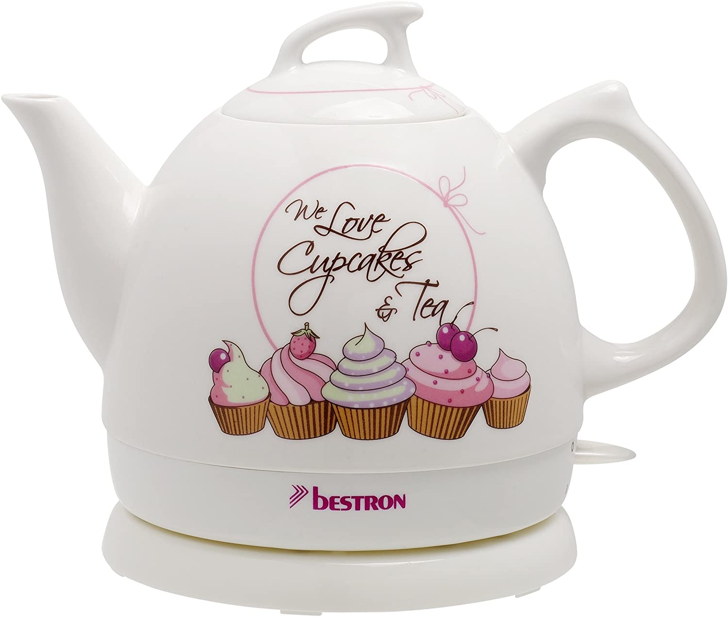 Bestron Der Ruhrpott Kettle in Retro Design 0.8 Litre Approx. 1800 Watt Ceramic