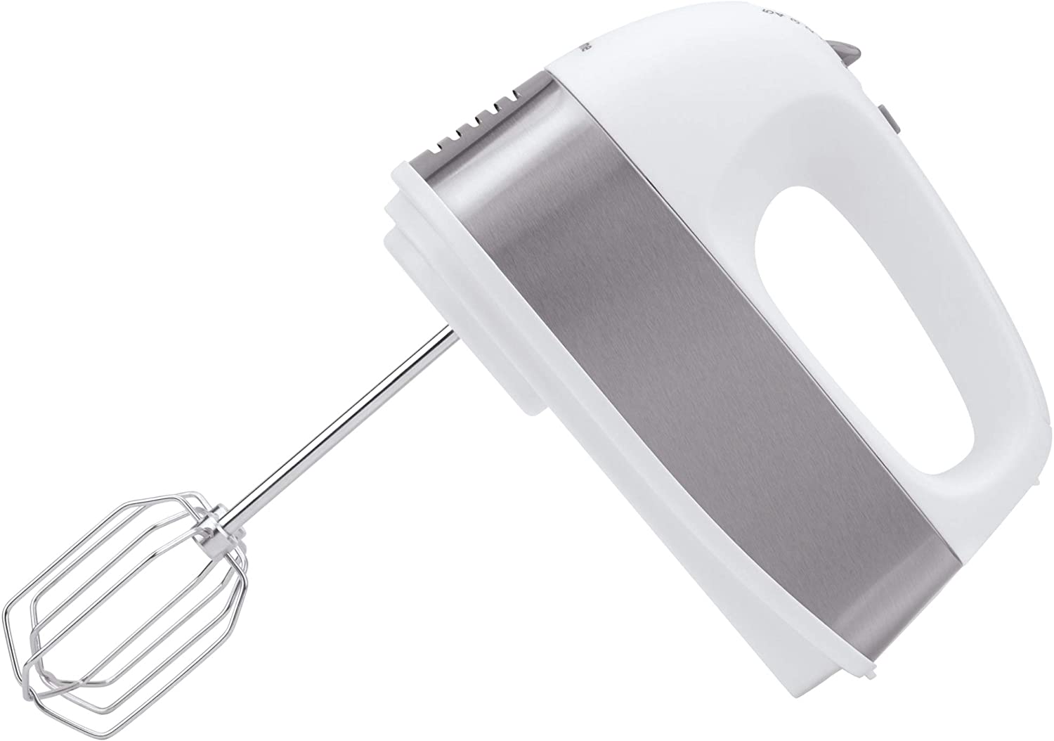 ecHome Handmixer 300 W 5 Geschwindigkeiten 304 Edelstahl CE HM300