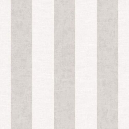 galerie-24 Spectrum Sl18131 Striped Silver & White Galerie Wallpaper