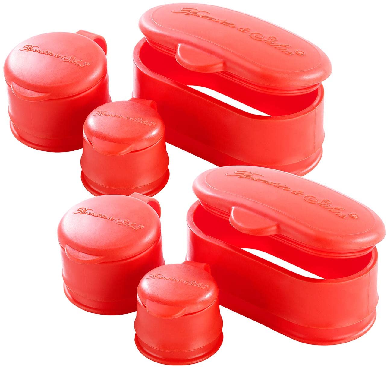 Rosenstein & Söhne Bag seal: set of 6 universal sealing lids for bags and bags (sealing clip for bags)